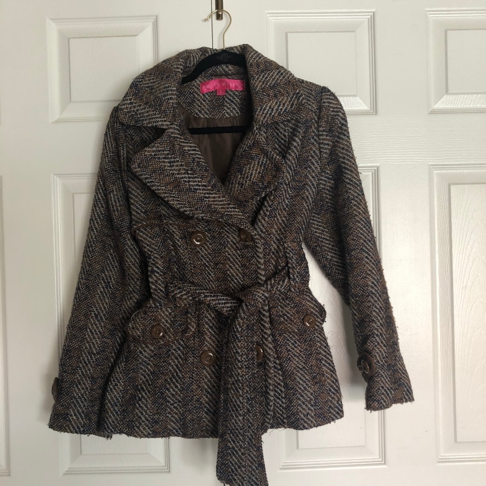 Wool Pea Coat Jacket